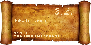 Bokodi Laura névjegykártya